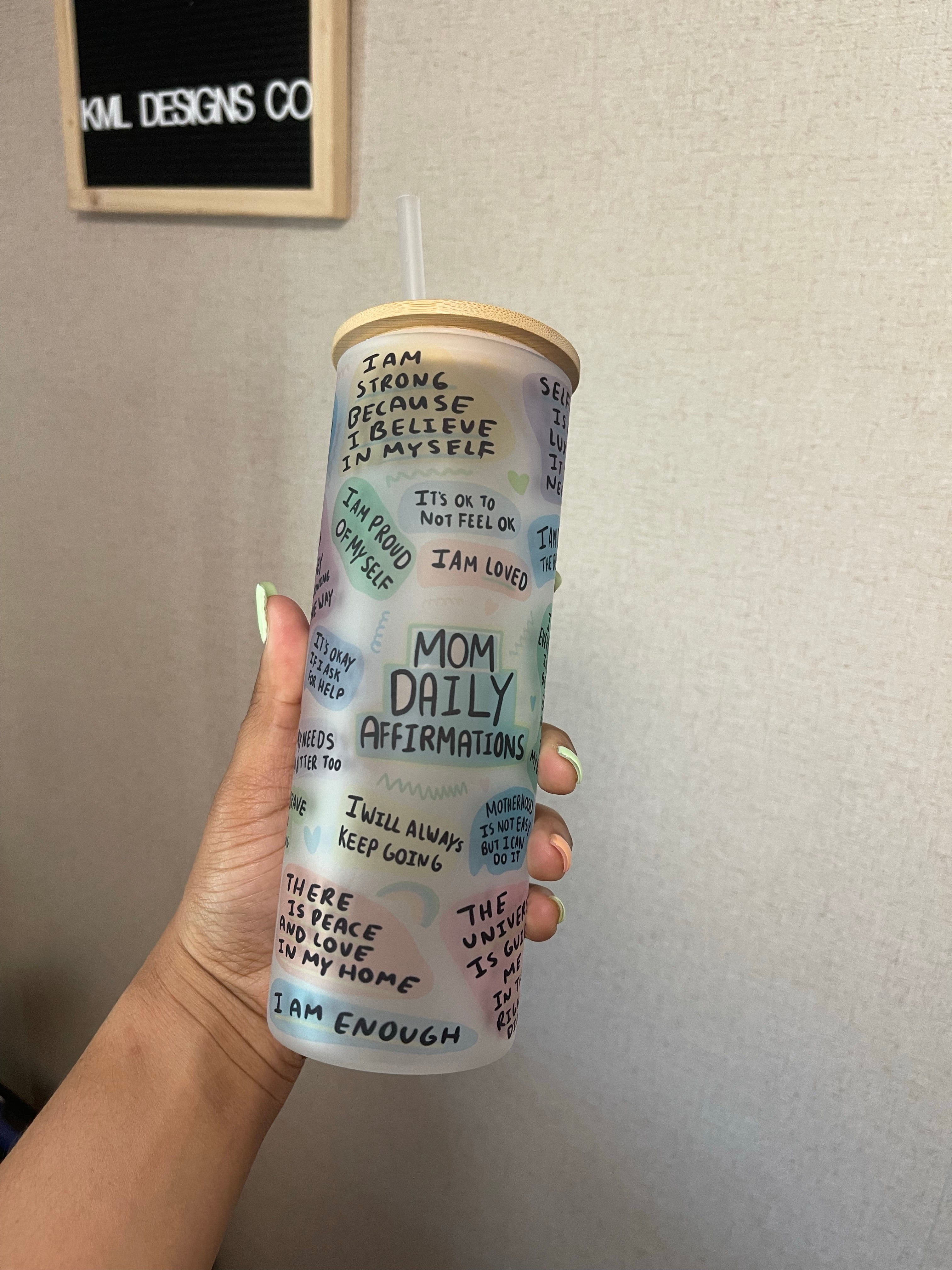 Smoothie Tumbler — I Am Enough – The Wholesome Store
