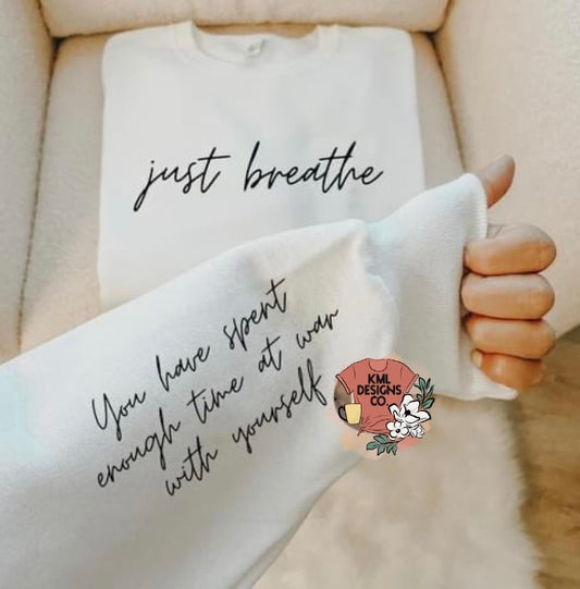 Just Breathe Graphic Tee