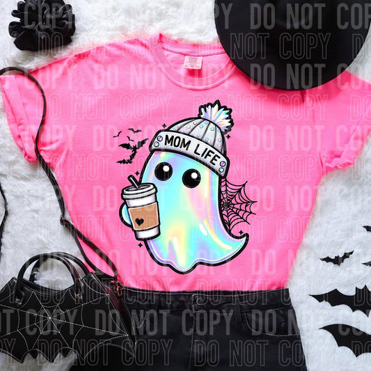 Mom Life Ghost Graphic Tee