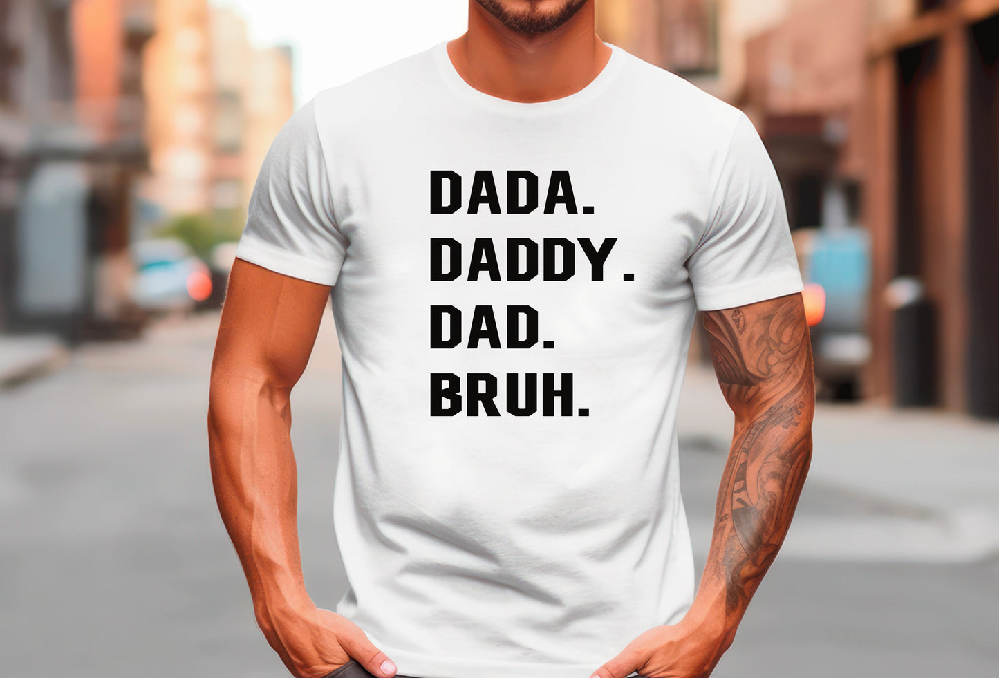 Dada to Bruh Graphic Tee