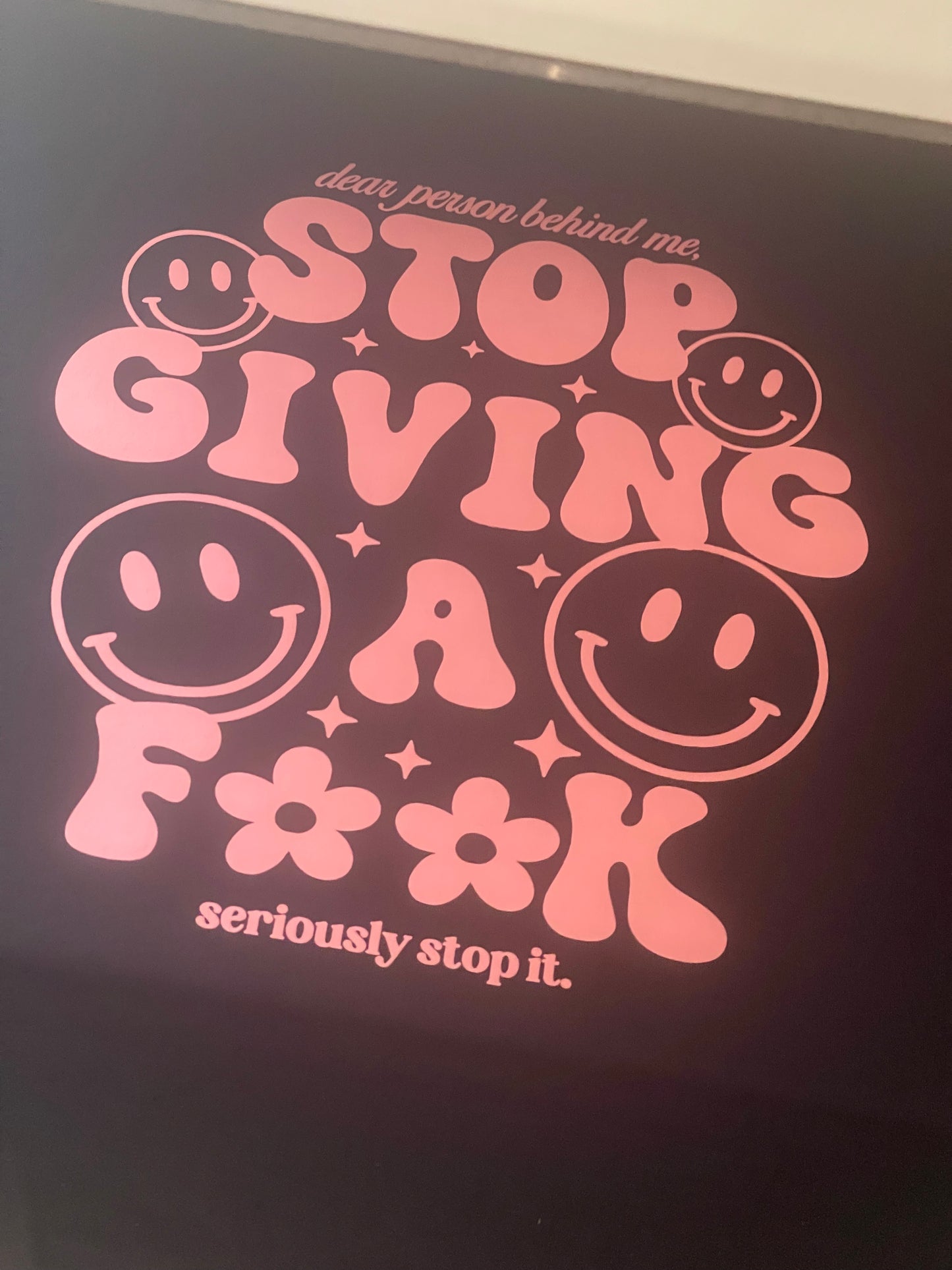 Stop Caring Graphic Tee