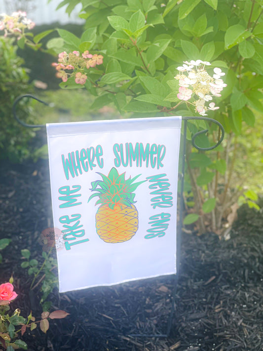 Take me to summer Yard Flag