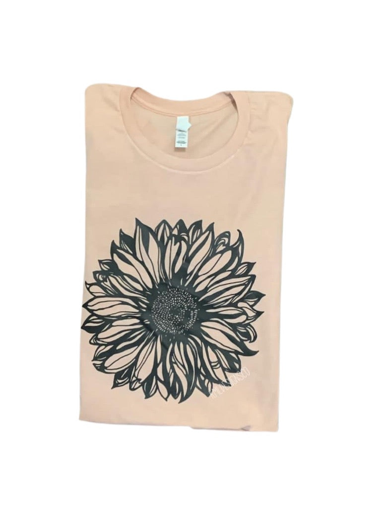 Sunflower-Black Print