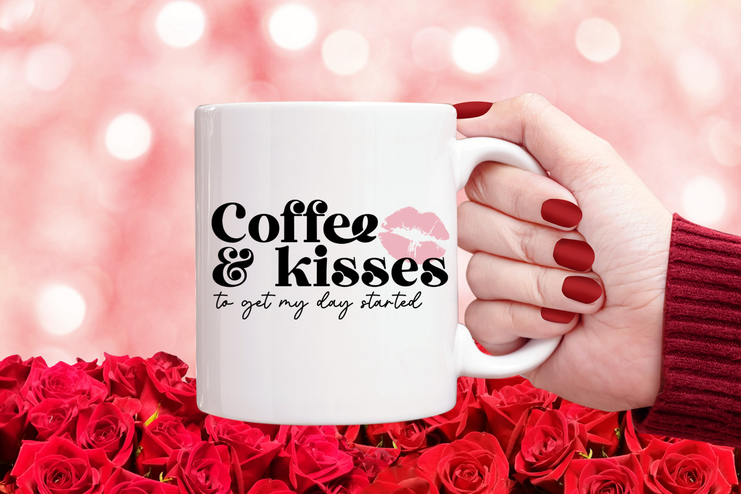 Coffee and kisses Mug