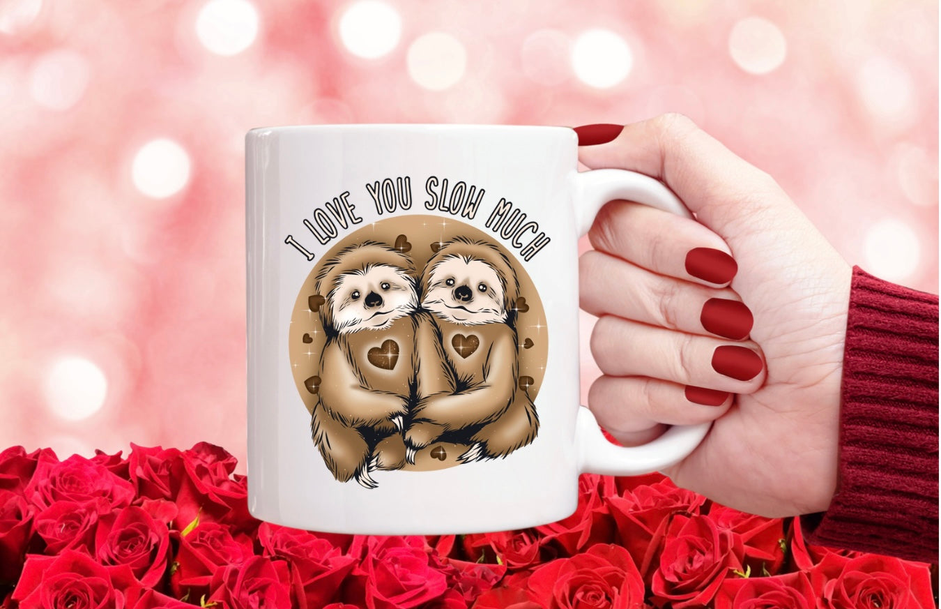 Sloth hugs Mug
